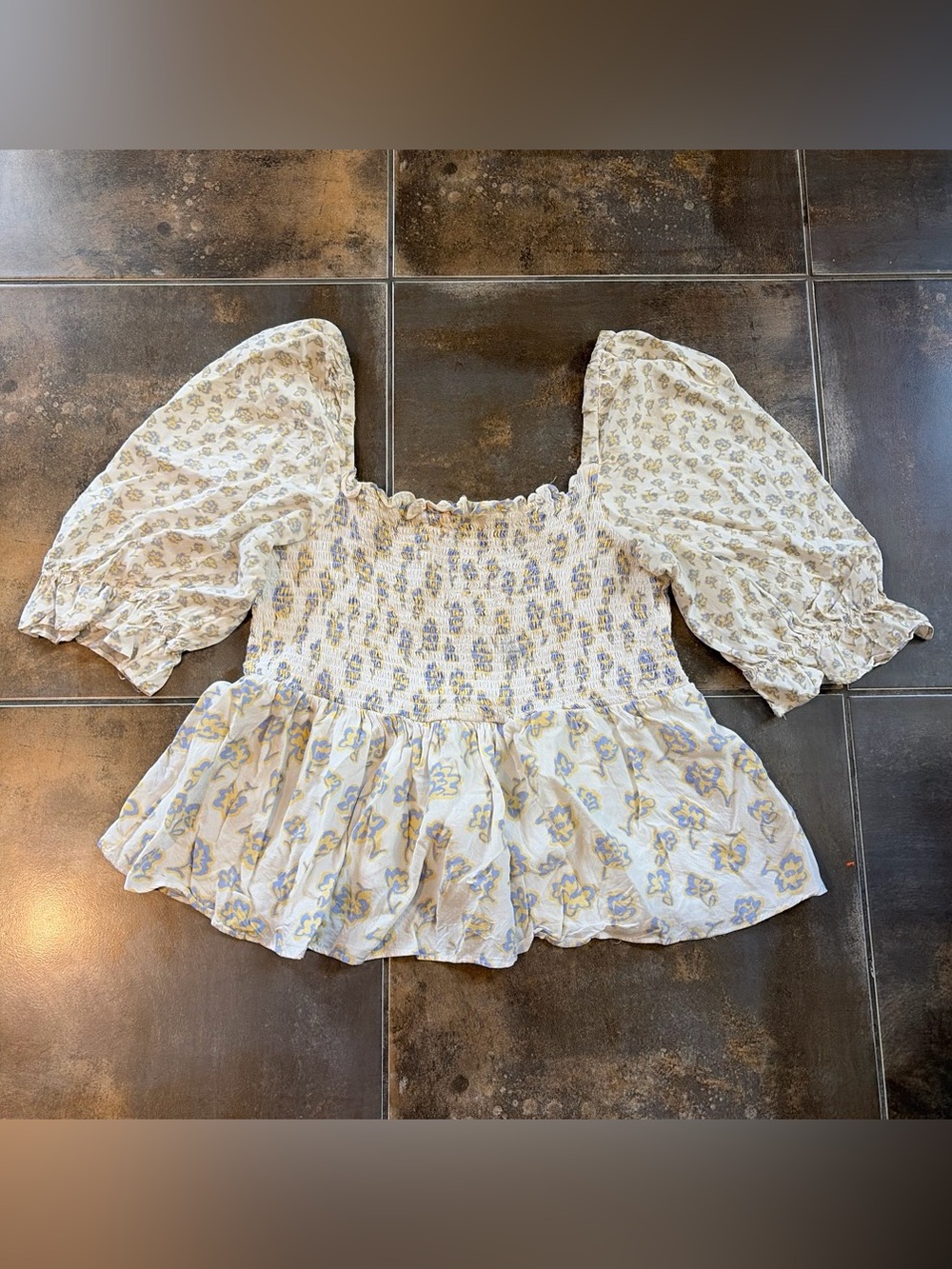 FRENCH CONNECTION Babydoll Blouse in US10